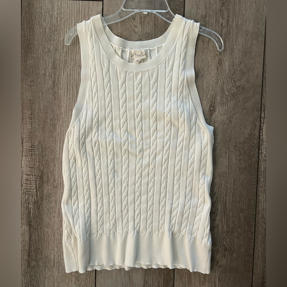 Marled Sweater Tank